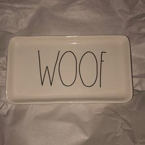 RAE DUNN WOOF PLATTER